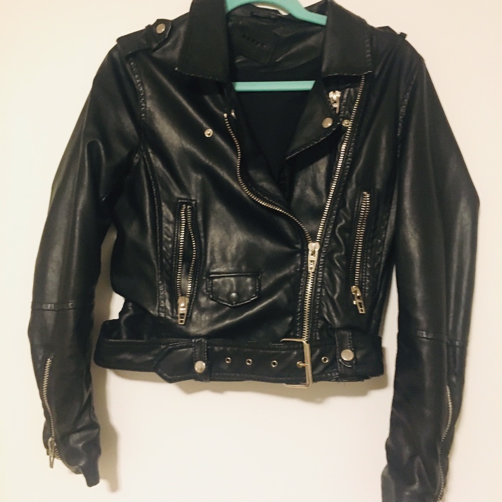 BlankNYC Free People Vegan Leather Jacket